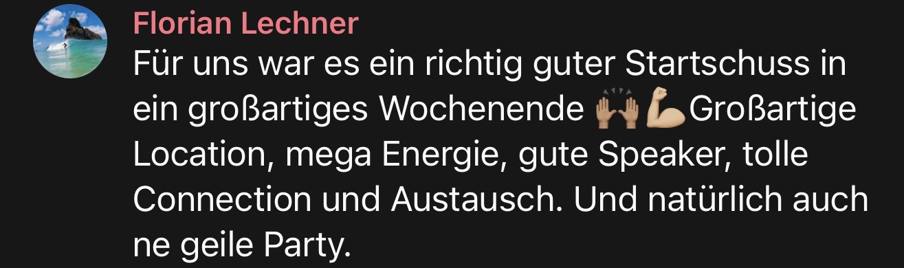 Feedback von Florian Lechner nach der Chiropractic Experience 2026
